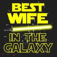 Best Wife In The Galaxy Golf Towel thumb 3