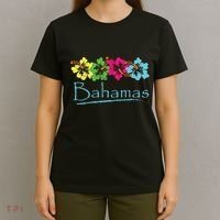 Bahamas Exotic Tropical Beach And Vacation Vintage Print T-Shirt thumb 4