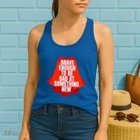 Brave Enough To Be Bad At Something New Women's Tank Top thumb 2