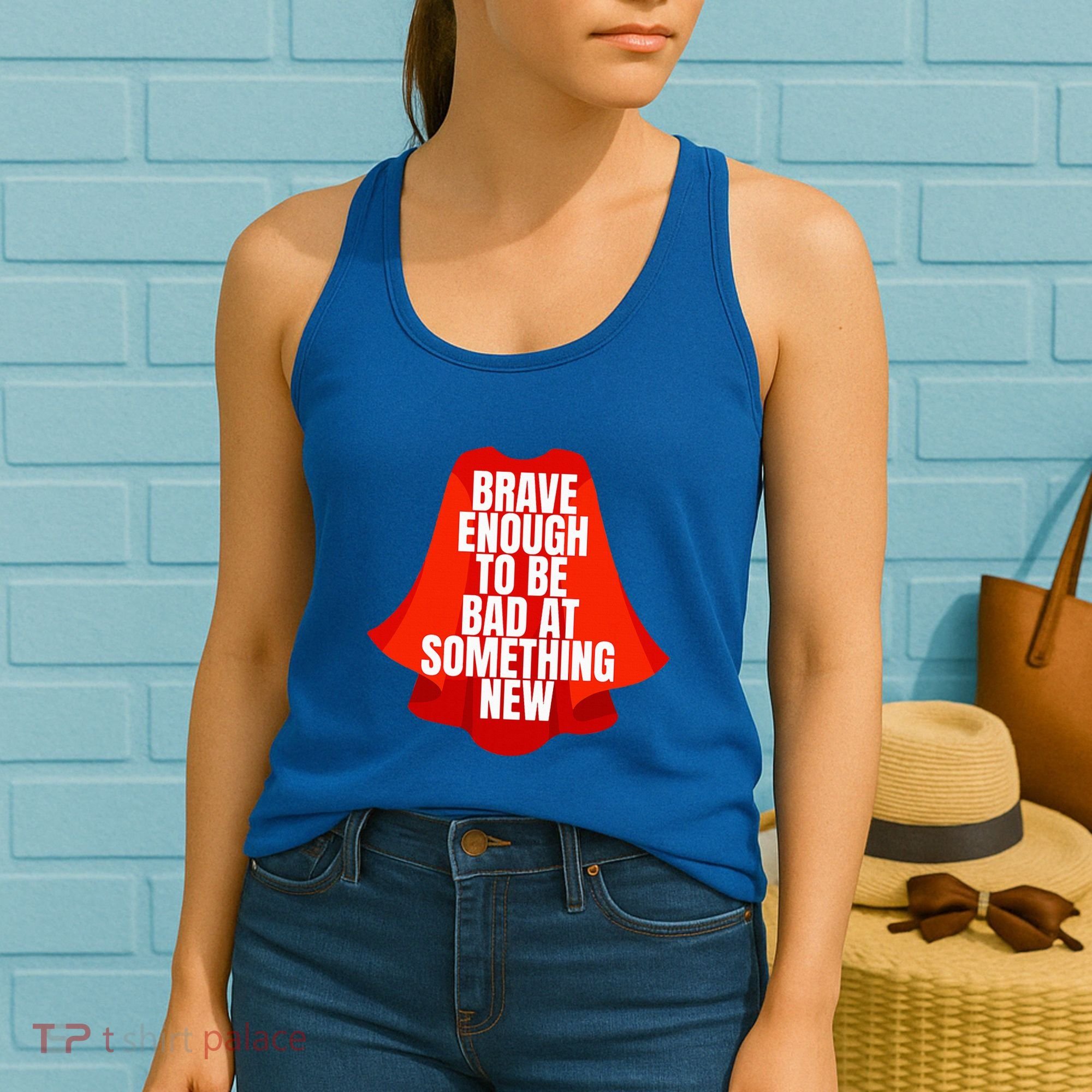 Brave Enough To Be Bad At Something New Women's Tank Top