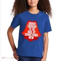 Brave Enough To Be Bad At Something New Kids T-Shirt thumb 2