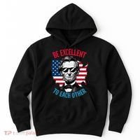 Be Excellent To Each Other Us Map Flag Abe Abraham Lincoln Hoodie thumb 0
