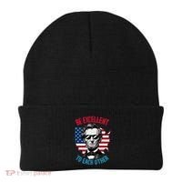 Be Excellent To Each Other Us Map Flag Abe Abraham Lincoln Beanie thumb 0
