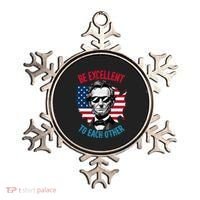 Be Excellent To Each Other Us Map Flag Abe Abraham Lincoln Ornament thumb 0