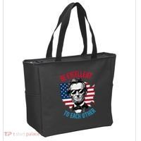 Be Excellent To Each Other Us Map Flag Abe Abraham Lincoln Tote Bag thumb 2