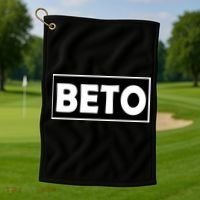 Beto For President Simple Logo  Golf Towel thumb 1