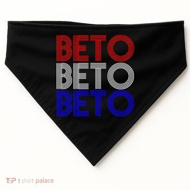 Beto For Senate Texas Election Retro USA-Made Doggie Bandana