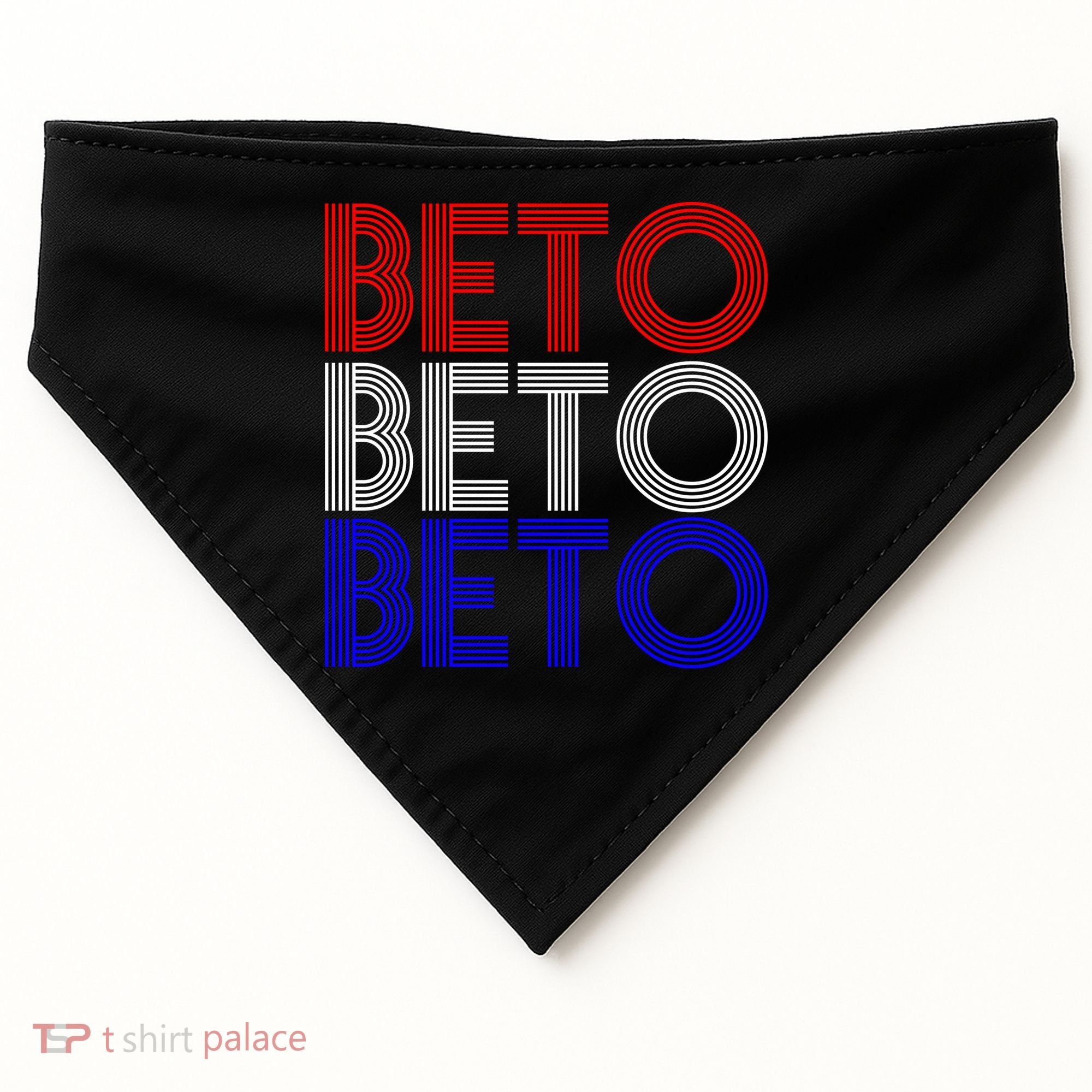 Beto For Senate Texas Election Retro USA-Made Doggie Bandana