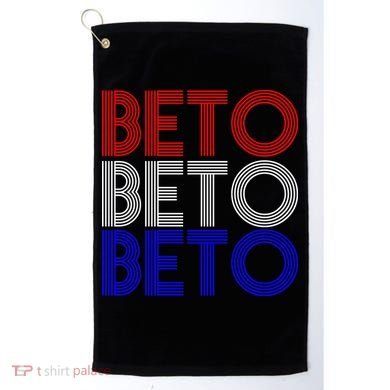 Beto For Senate Texas Election Retro Golf Towel