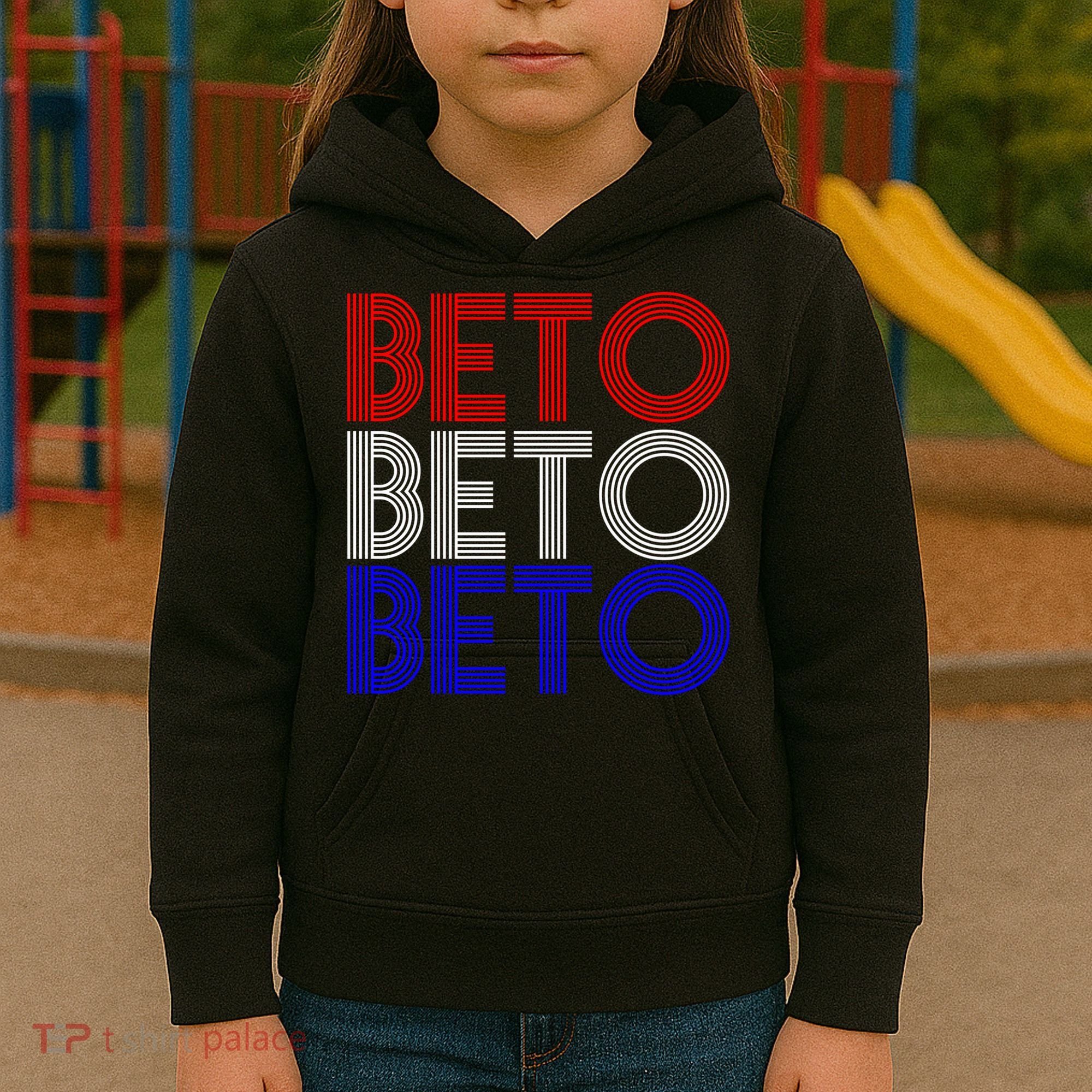 Beto For Senate Texas Election Retro Kids Hoodie