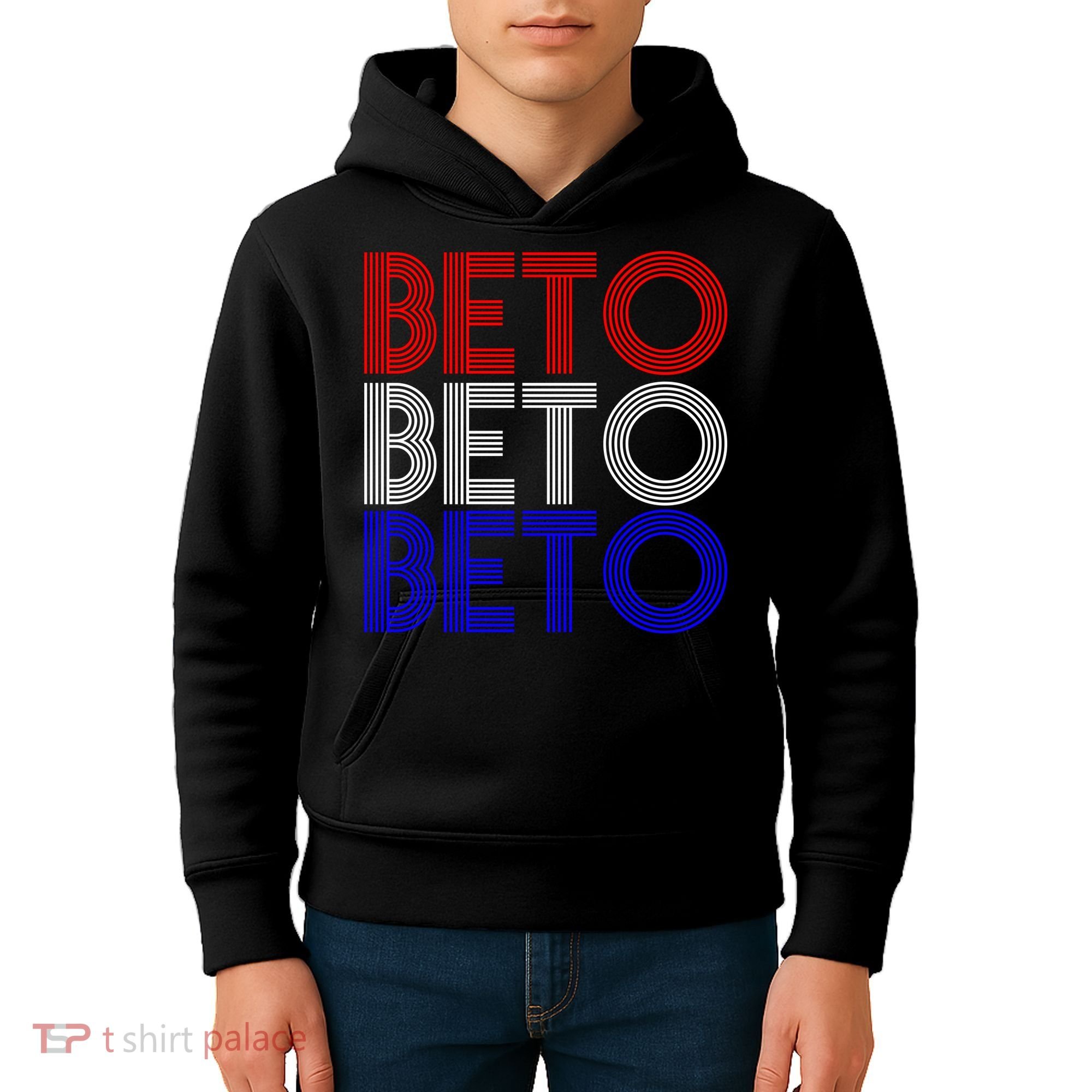 Beto For Senate Texas Election Retro Kids Hoodie