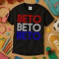 Beto For Senate Texas Election Retro Kids T-Shirt thumb 3
