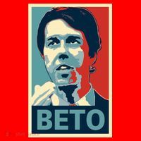 Beto O'Rourke Democrat Senate Texas Vote Supporters Santa Hat thumb 1
