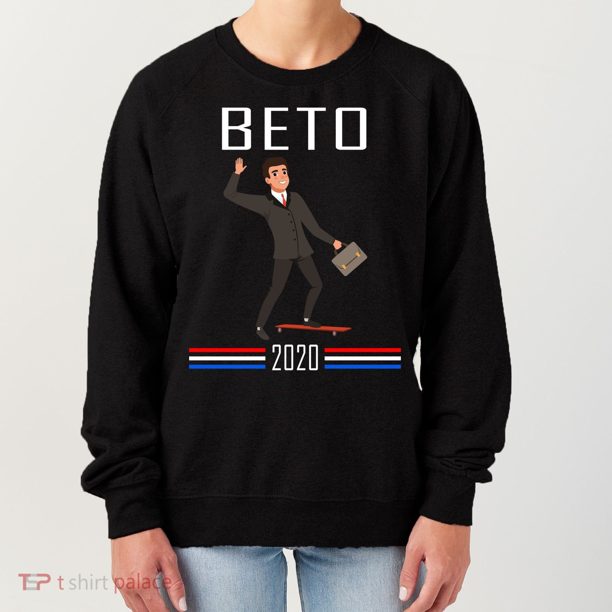 Beto O'Rourke For President Skateboarding Women's Sweatshirt