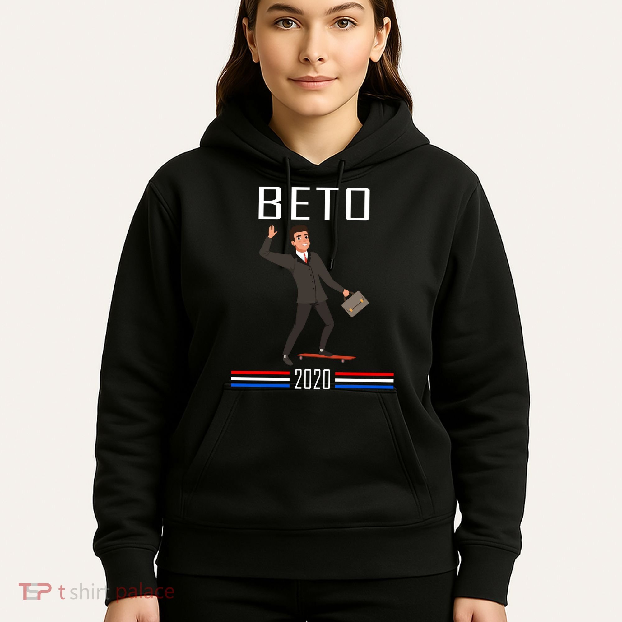 Beto O'Rourke For President Skateboarding Hoodie