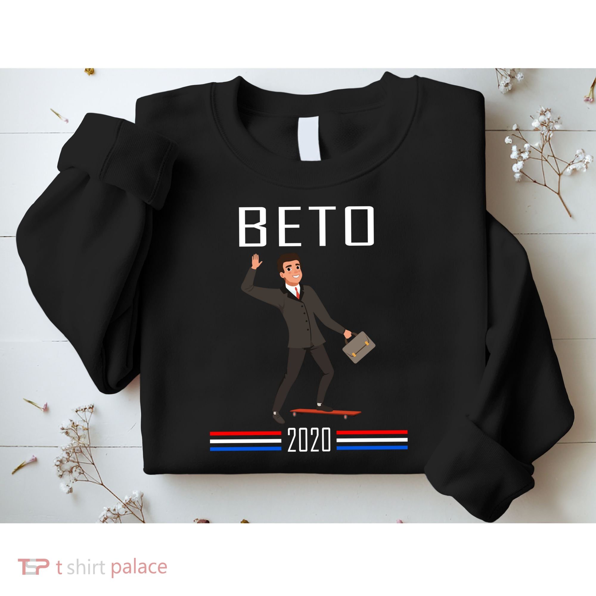 Beto O'Rourke For President Skateboarding Sweatshirt