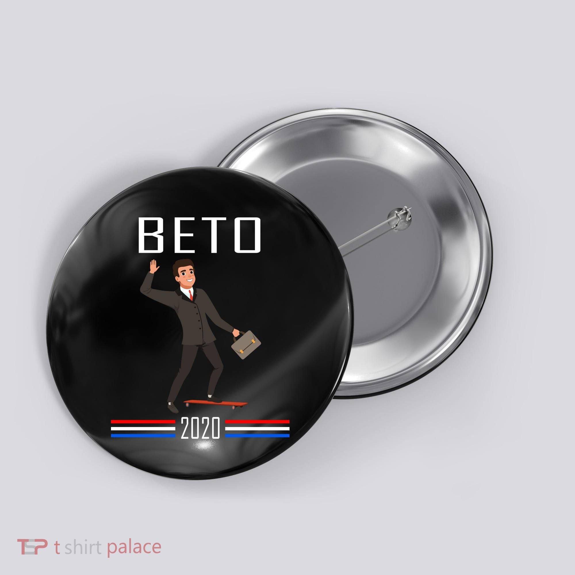 Beto O'Rourke For President Skateboarding Button