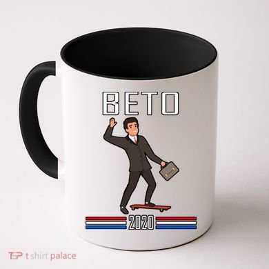 Beto O'Rourke For President Skateboarding Coffee Mug