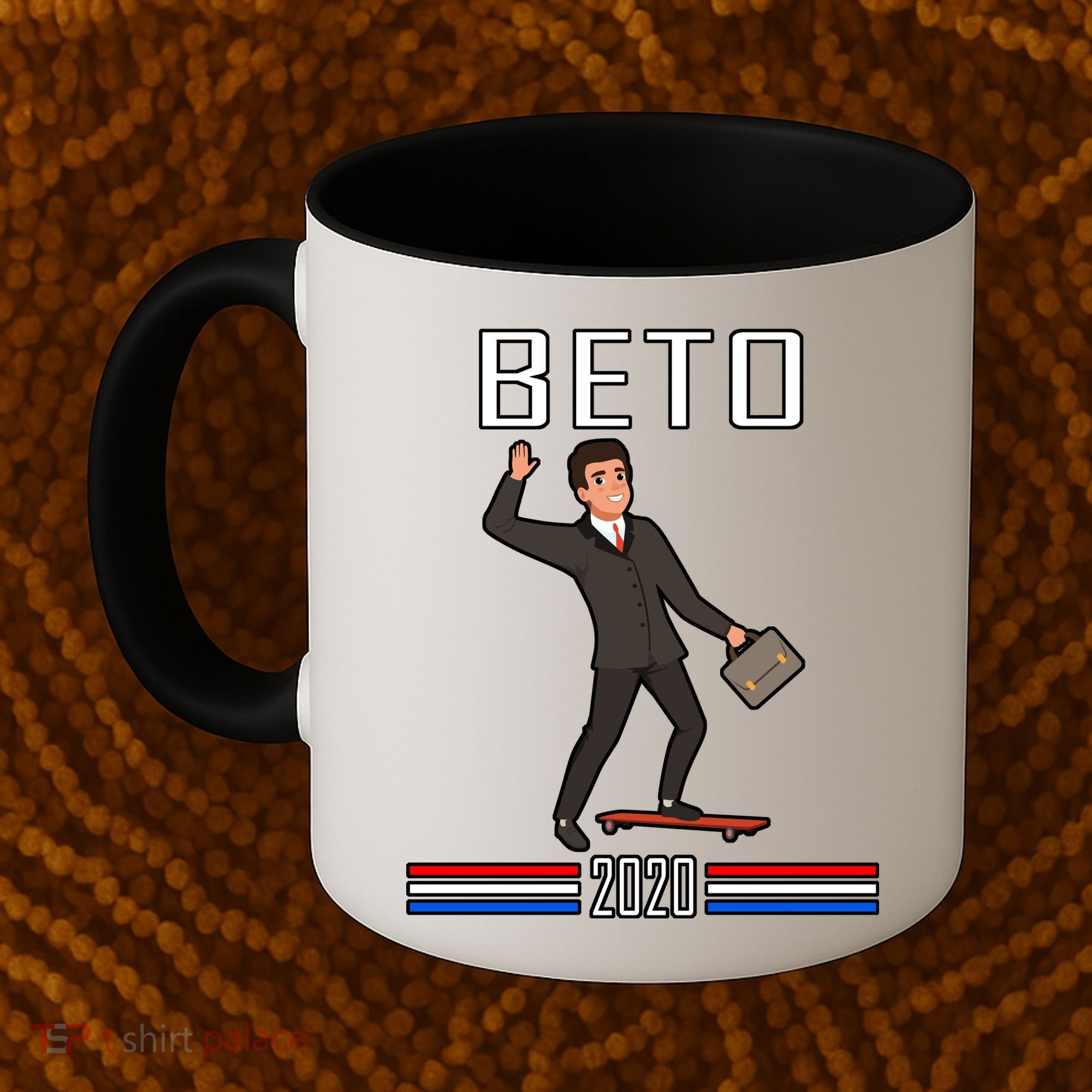 Beto O'Rourke For President Skateboarding Coffee Mug
