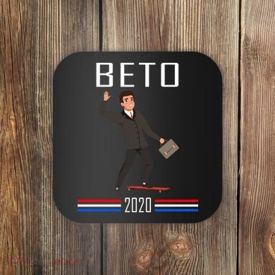 Beto O'Rourke For President Skateboarding Coaster