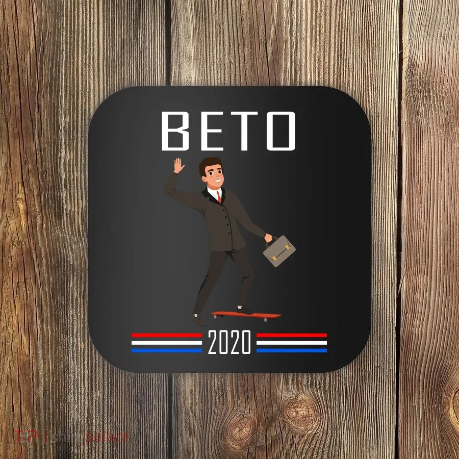 Beto O'Rourke For President Skateboarding Coaster