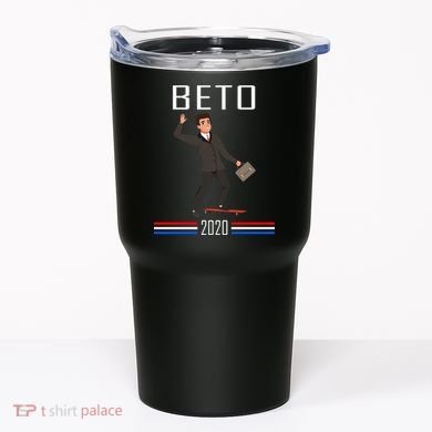Beto O'Rourke For President Skateboarding Tumbler