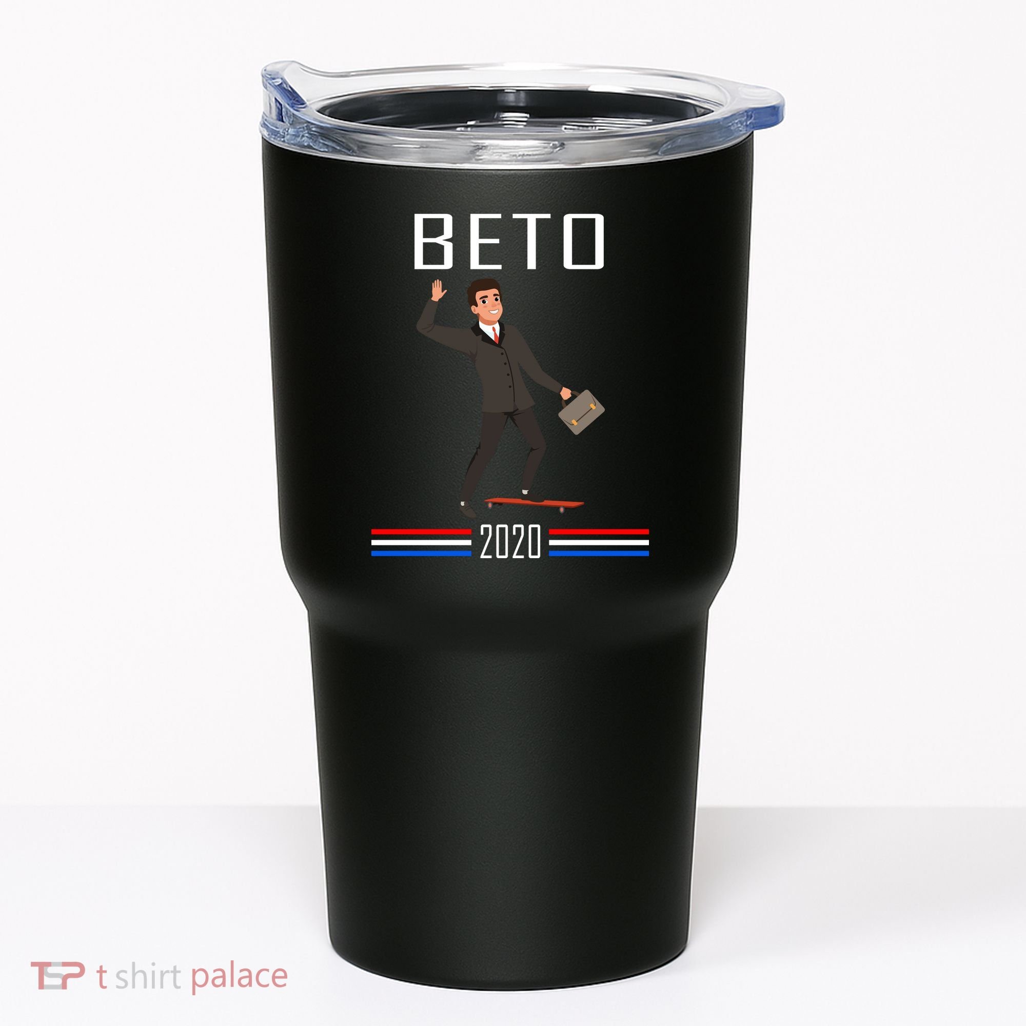 Beto O'Rourke For President Skateboarding Tumbler