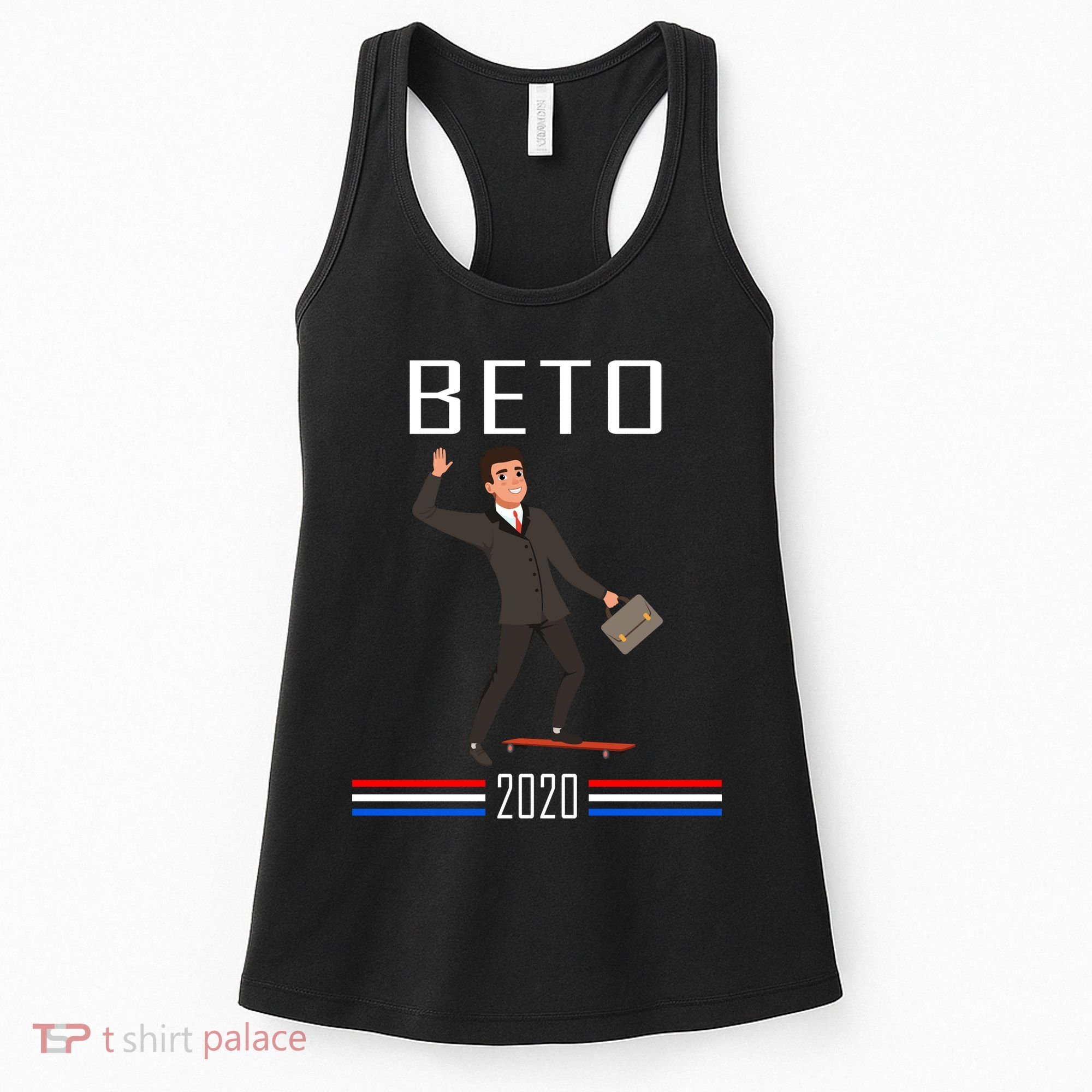 Beto O'Rourke For President Skateboarding Women's Tank Top