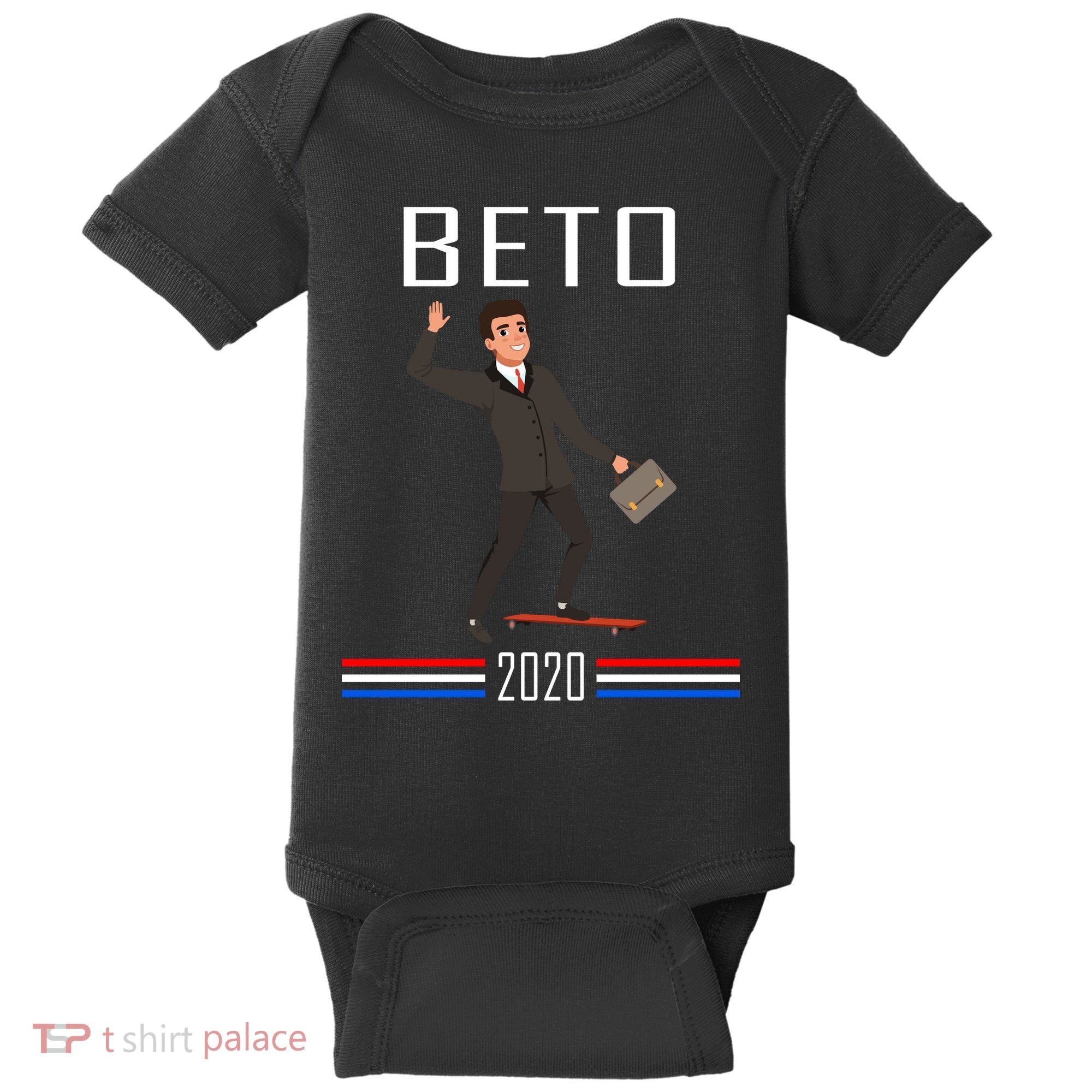 Beto O'Rourke For President Skateboarding Baby Bodysuit