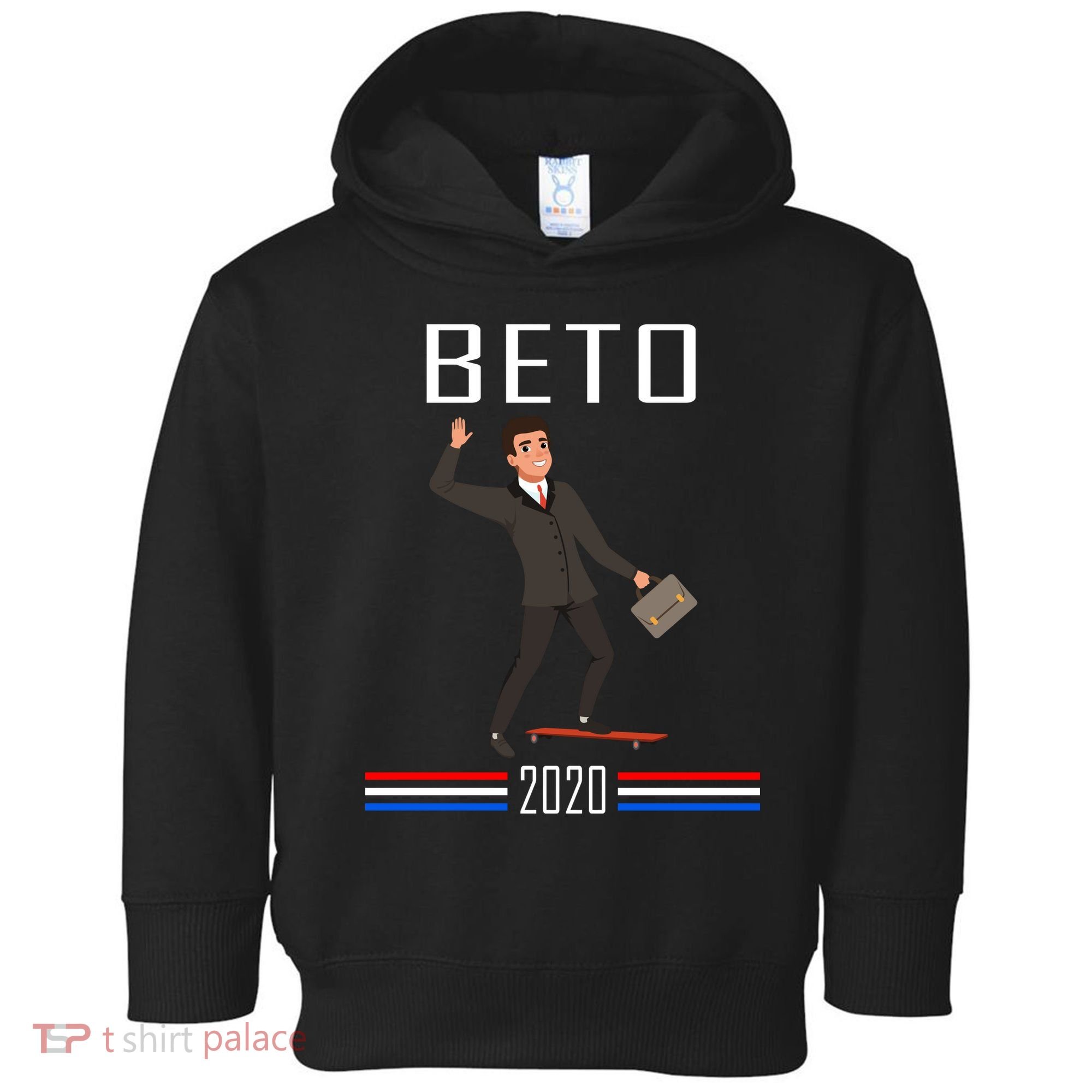 Beto O'Rourke For President Skateboarding Toddler Hoodie
