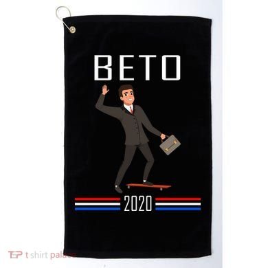 Beto O'Rourke For President Skateboarding Golf Towel