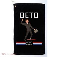 Beto O'Rourke For President Skateboarding Golf Towel thumb 0