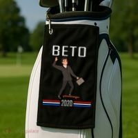 Beto O'Rourke For President Skateboarding Golf Towel thumb 2