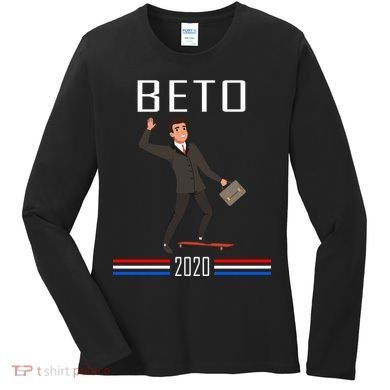 Beto O'Rourke For President Skateboarding Women's Long Sleeve Shirt