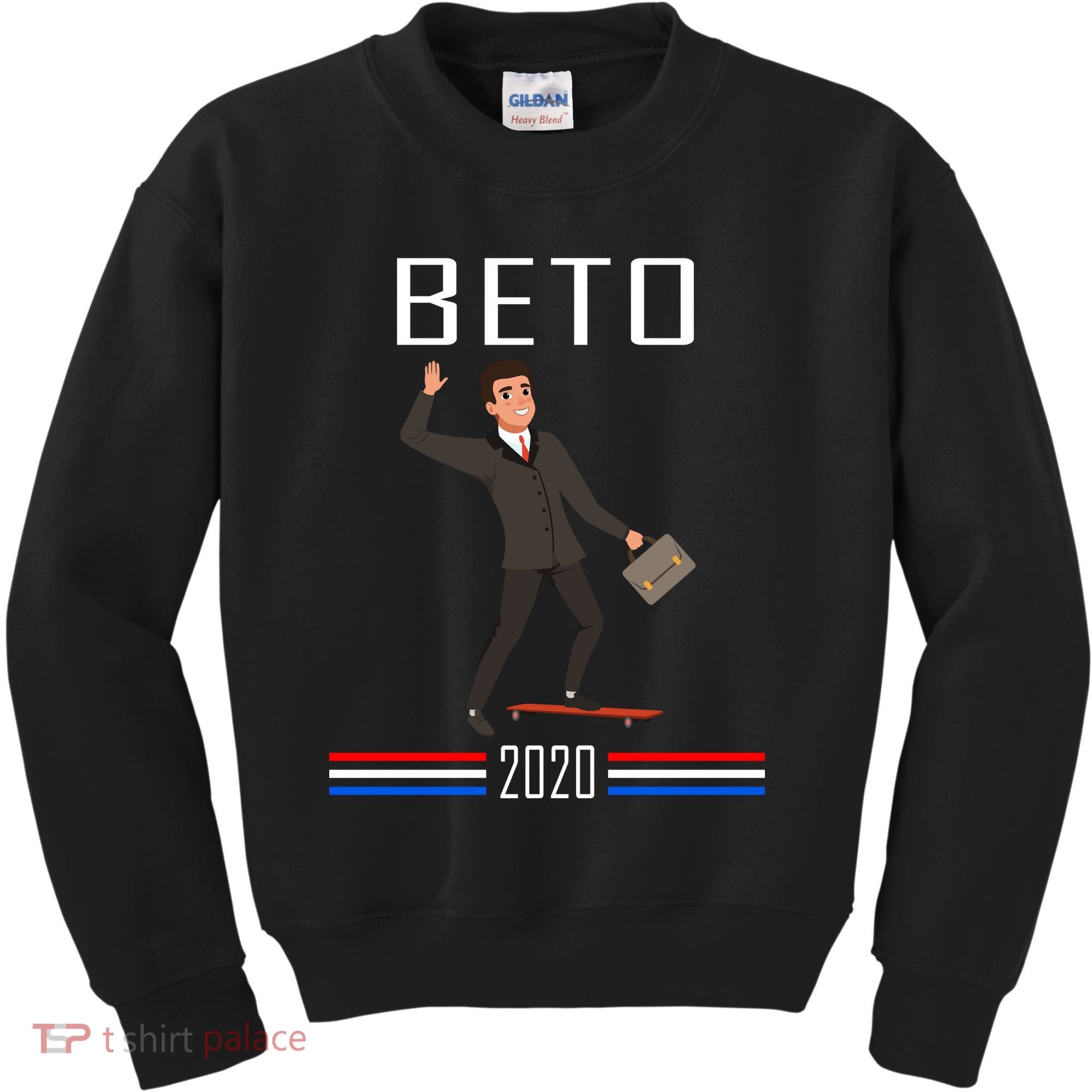 Beto O'Rourke For President Skateboarding Kids Sweatshirt