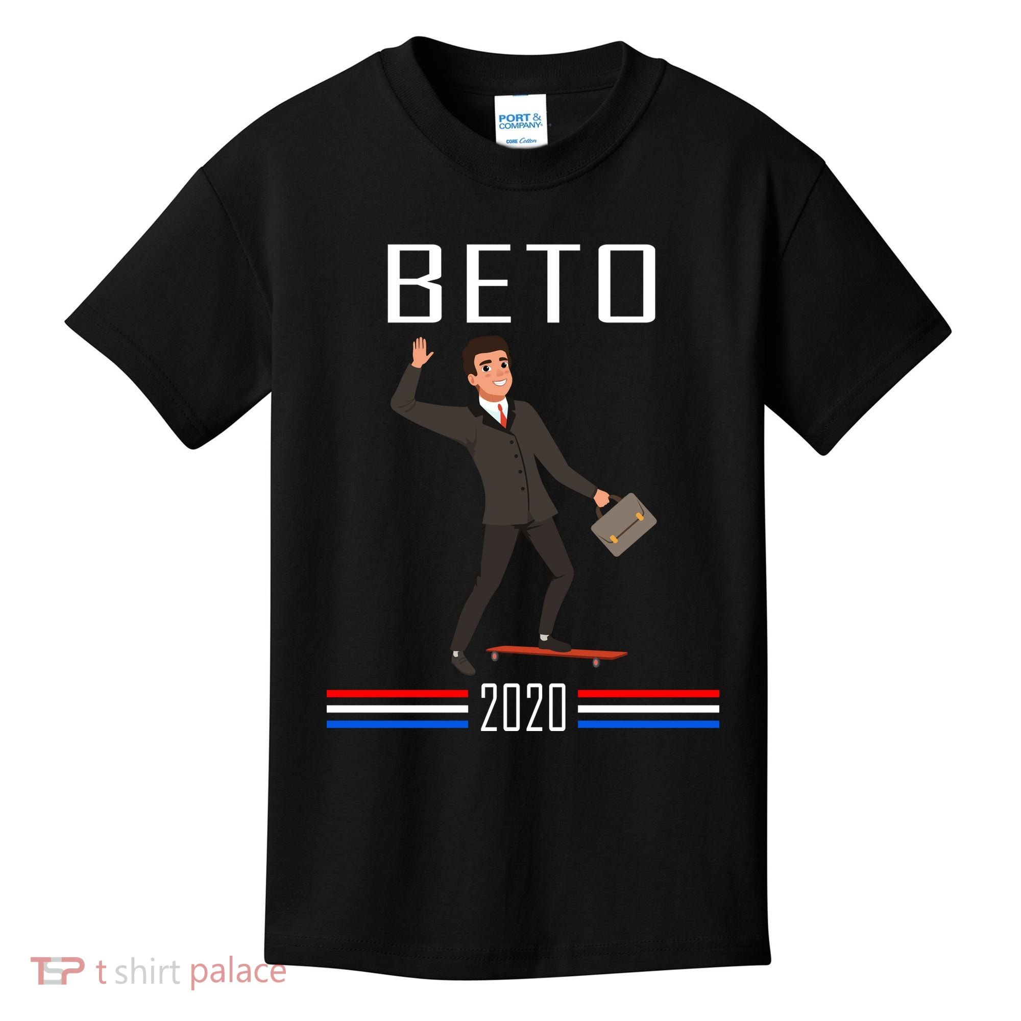 Beto O'Rourke For President Skateboarding Kids T-Shirt