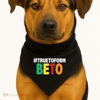 Beto O'Rourke True To Form USA-Made Doggie Bandana thumb 1