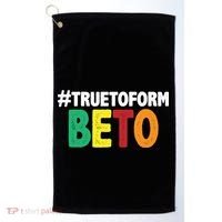 Beto O'Rourke True To Form Golf Towel thumb 0