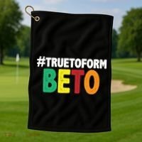 Beto O'Rourke True To Form Golf Towel thumb 1