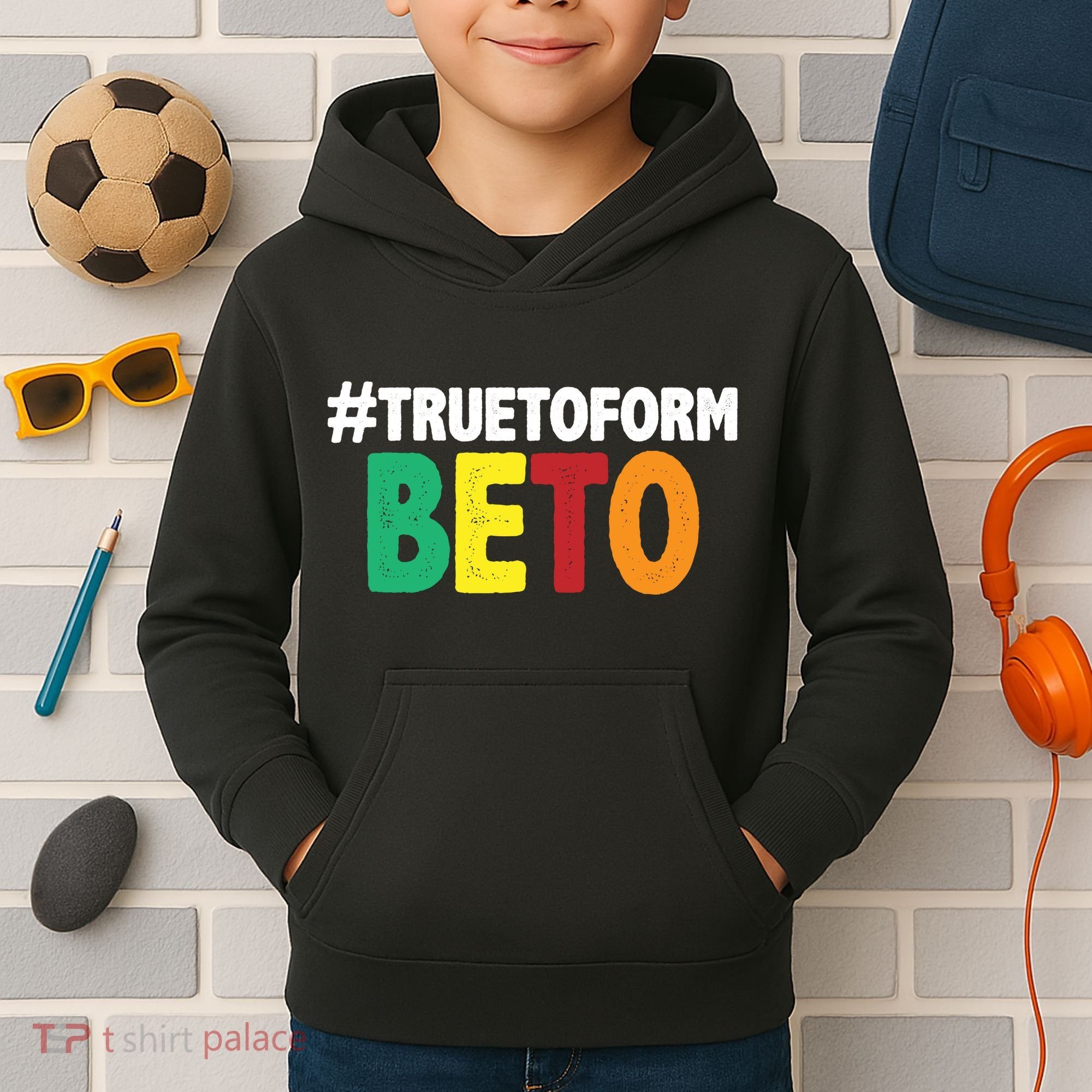 Beto O'Rourke True To Form Kids Hoodie