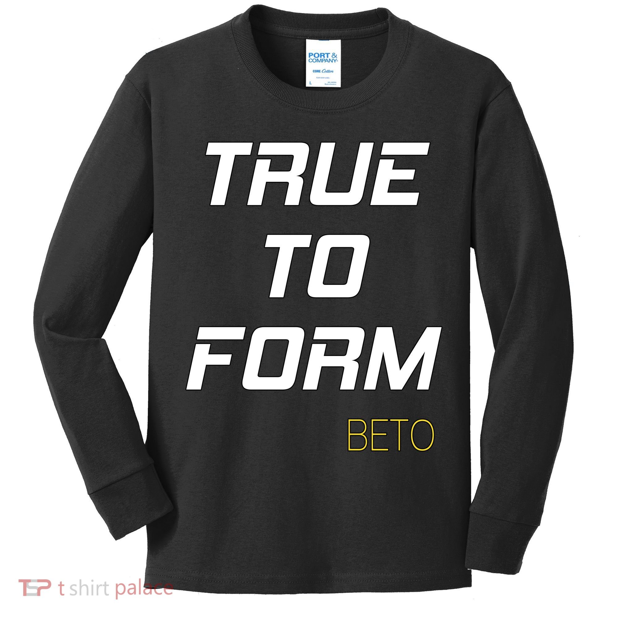 Beto True to Form  Kids Long Sleeve Shirt
