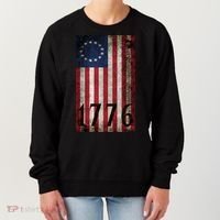 Betsy Ross 1776 13 State Original Colonies Flag Women's Sweatshirt thumb 0