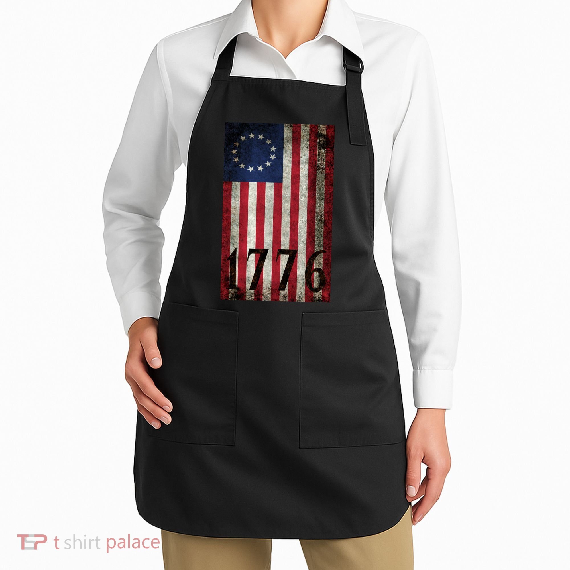 Betsy Ross 1776 13 State Original Colonies Flag Apron