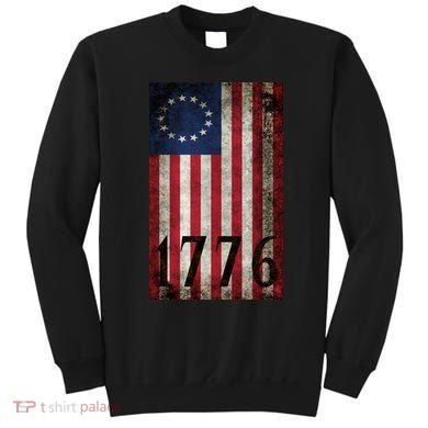 Betsy Ross 1776 13 State Original Colonies Flag Sweatshirt