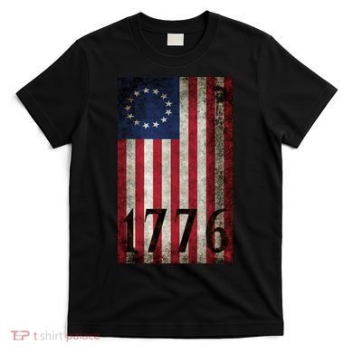 Betsy Ross 1776 13 State Original Colonies Flag T-Shirt