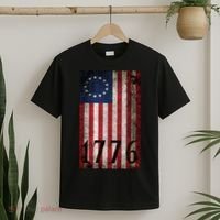 Betsy Ross 1776 13 State Original Colonies Flag T-Shirt thumb 2