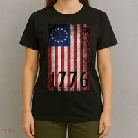 Betsy Ross 1776 13 State Original Colonies Flag T-Shirt thumb 4