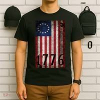 Betsy Ross 1776 13 State Original Colonies Flag T-Shirt thumb 6
