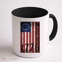 Betsy Ross 1776 13 State Original Colonies Flag Coffee Mug thumb 1