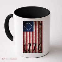 Betsy Ross 1776 13 State Original Colonies Flag Coffee Mug thumb 0